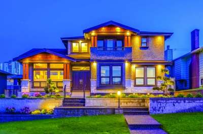 Exterior lighting improves the safety and appearance of a home