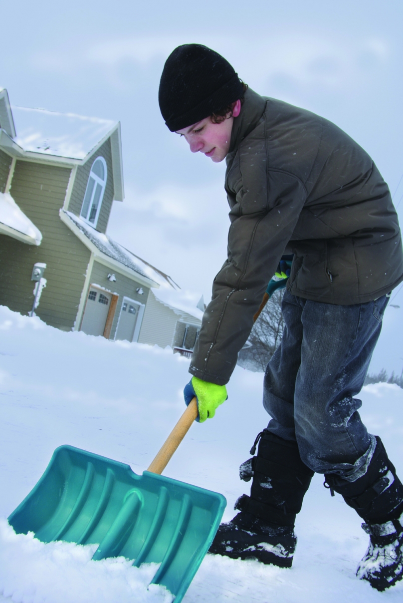 Green ways to clean up snow
